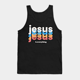 Jesus is Everything - Colorful Christian Tank Top